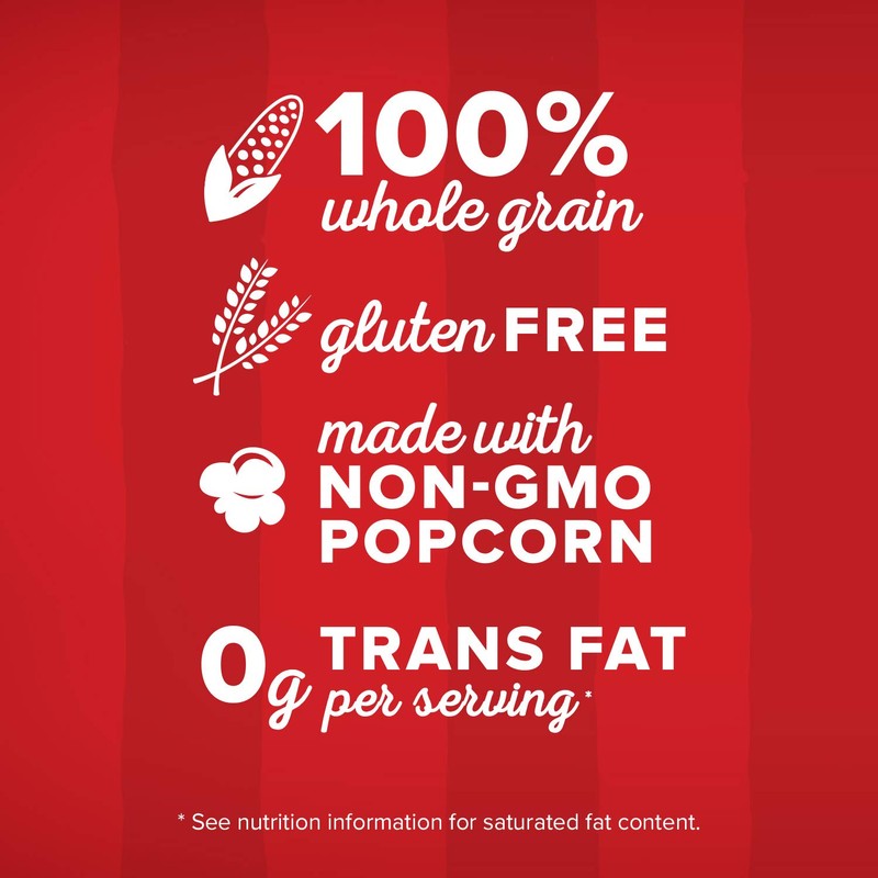 Orville Redenbacher’s Microwave Popcorn, Butter Flavor, 3g Fiber Per Serving,
