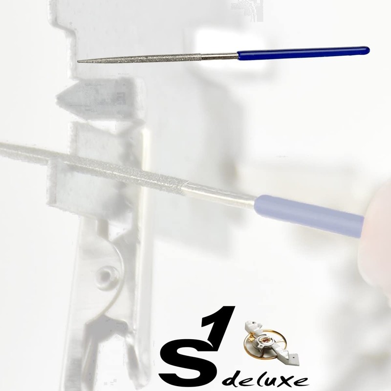 S1 Deluxe 5-Piece Diamond Small Files Set DI-100 Miniature for