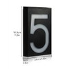 Solar Power LED Light Sign House Hotel Door Address Plaque