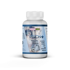 Healthy Fusion, Vision+ | Strong Eye Protection | Improves Vision Quality and Strengthens the Retina | Fights Tired Eyes | Lutein, Coenzyme Q10, Blueberry | 60 Capsules