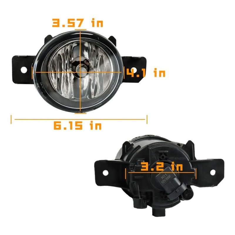 Luces Antiniebla De Repuesto Para Nissan Rogue 2014-2016