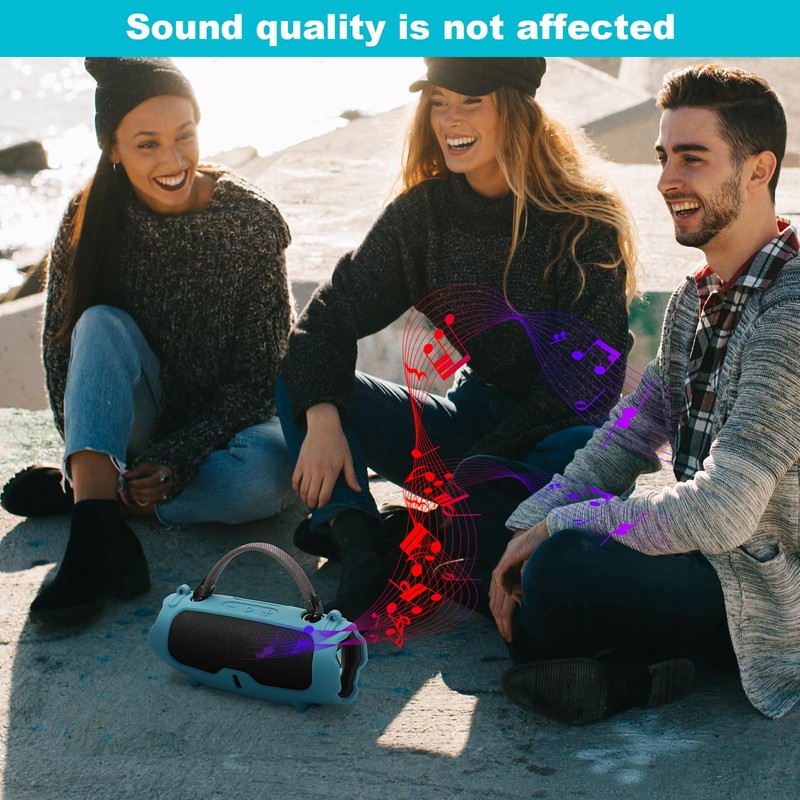 TXEsign Silicone Case Cover for JBL Charge 6- Portable Speaker,