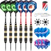 CyeeLife Professional Steel tip Darts 32g with Aluminium shafts,Sharpener,Tool and