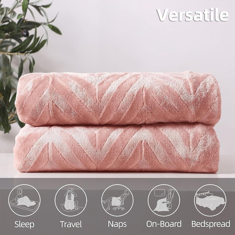 Whale Flotilla Cuddly Blanket with Chevron Pattern, 150 x 200
