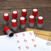 PATIKIL 16mm Number Stamps, Character Numeral 4 Plastic Ink Stamp