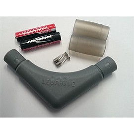 LEUCHTIE® Light Collar Replacement Part Set Grey I for LED Collar Plus or Premium for Dogs