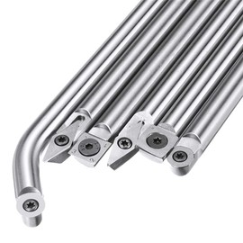 Woodturning Tools, Square Radius Reversible Plates, Carbide Turning Tools, Square Cutters, Interchangeable Carbide Turning Tools for Hollower Detailer, Rougher