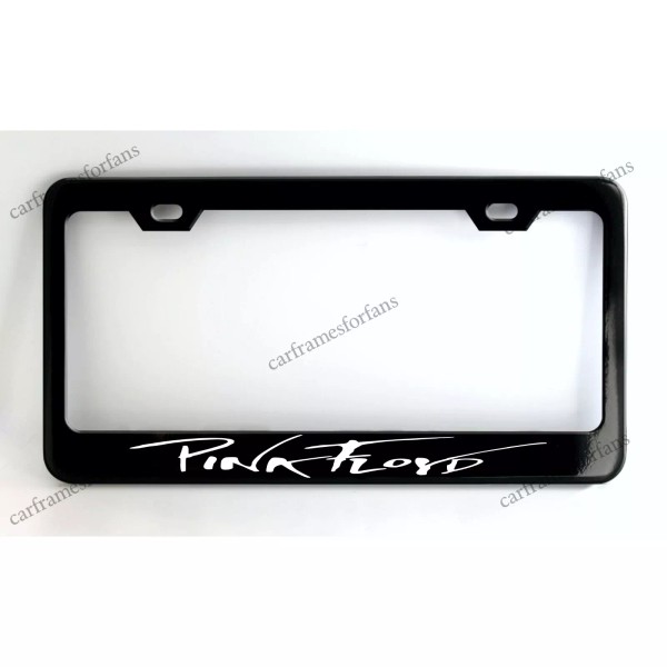 none Pink Floyd Black License Plate Frame - Custom Made