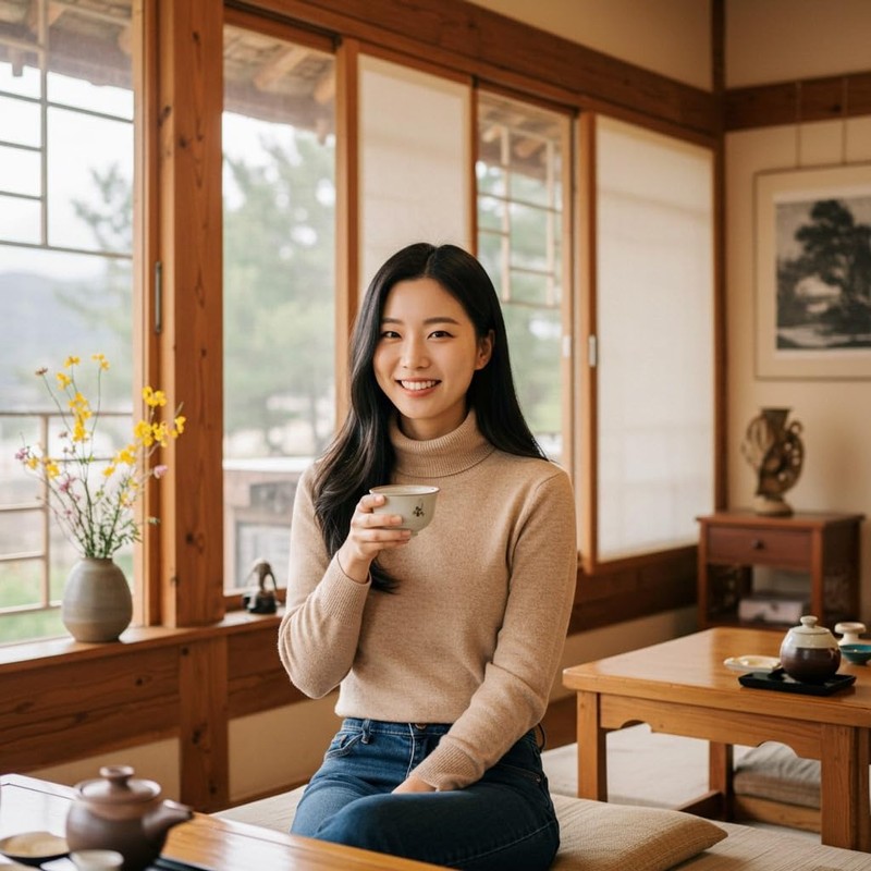 Korean Traditional Healthy Herb Tea Individual Powder Sticks Ssanghwa Tea