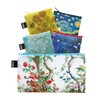 LOQI Museum12 Collection Pouch Reusable Bags, Set of 4