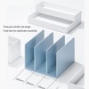 Bookends Simple Style Wide Mouth Design Blue Color Plastic Material