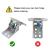 Upper Door Hinge for Front Door Left Driver Side Compatible