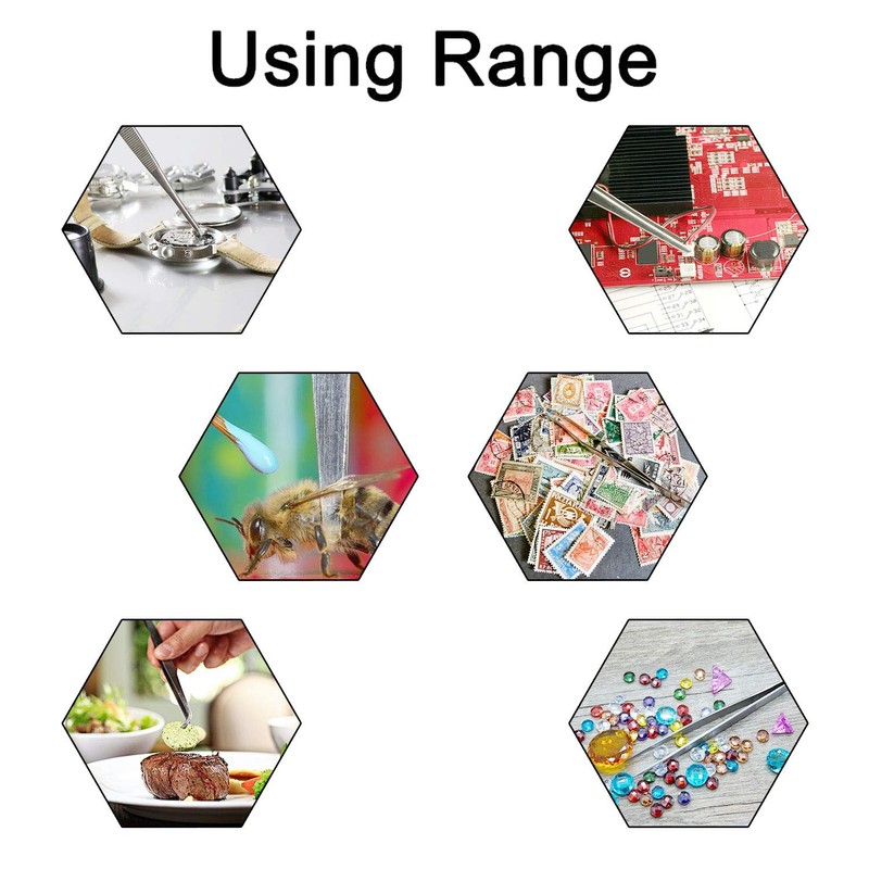 Aoje-Link Stainless Steel Tweezers with Curved Serrated Tip Sewing Machine