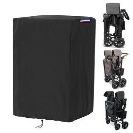 Rilime Wagon Cover for Wonderfold Wagon W2 (Cover Only),Waterproof 420D Wagon Stroller Cover for Wonderfold W2 Luxe,W2 Elite,W2 Original with Handle Adjustable Drawstring (25"L x 20"W x 31"H)