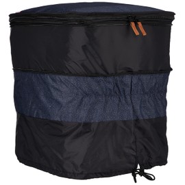 Kawasumi Seisakusho KW-556NV Rear Basket Cover, 2 Tiers, Denim Pattern