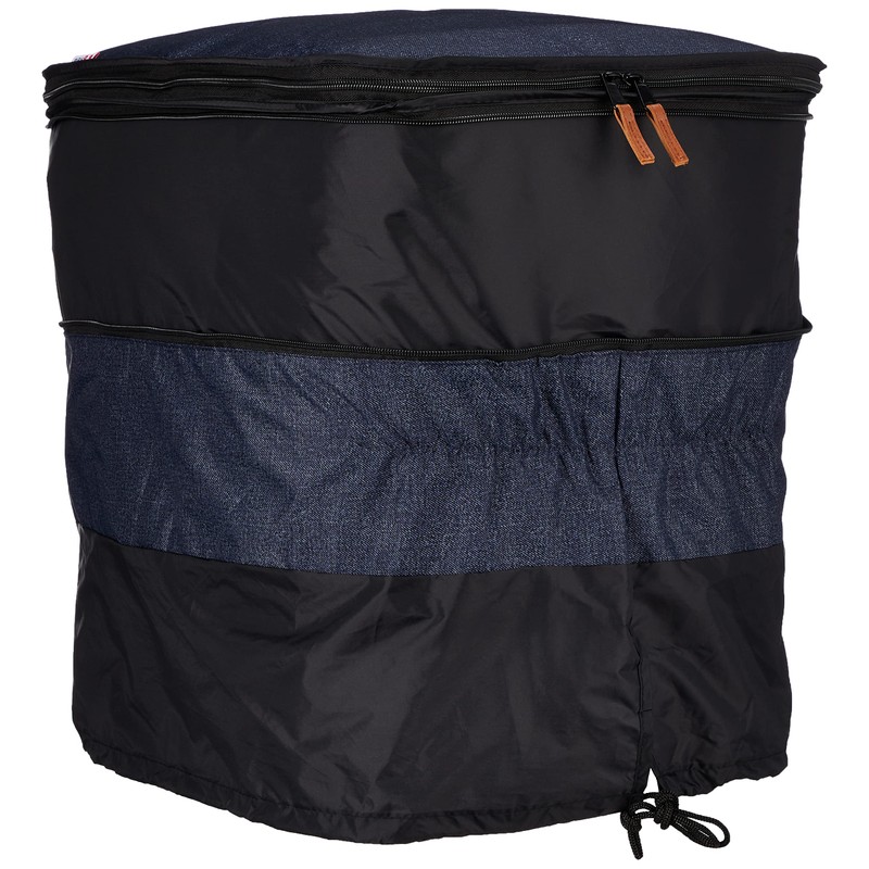 Kawasumi Seisakusho KW-556NV Rear Basket Cover, 2 Tiers, Denim Pattern