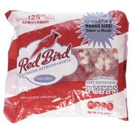 Red Bird The Original Individually Wrapped Soft Peppermint Puffs 8.0 Oz