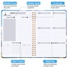 Undated Weekly Planner, A5 Weekly To Do List Notebook with