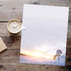 Great Papers! Snowman Sunset Holiday Letterhead, 8.5" x 11", 80