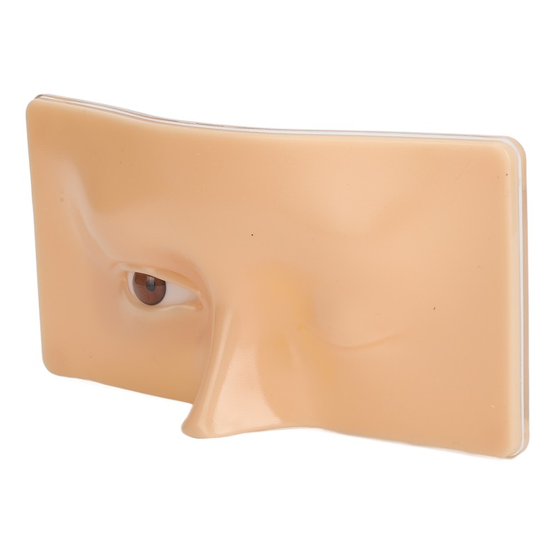 Eye Makeup Practice Board Open Close Eyes Reusable Silicone Mannequin