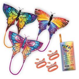 ORGCLDKT-Quadwing Bionic Flying Insect Kite-Butterfly/Dragonfly Kite, Super Easy to Fly with, Ideal for Kids, Adults, Girls, Boys. Kites for The Beach, Grassland, Hiking