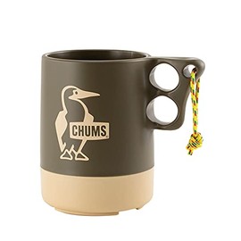 CHUMS CH62-1620-M079-00 Camper Mug, Khaki, Beige, Large, 19.4 fl oz (550 ml)