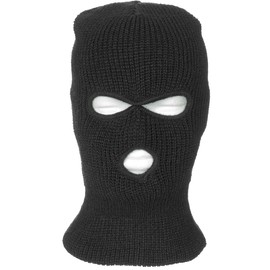 MFH 3 Hole Balaclava Acrylic Black