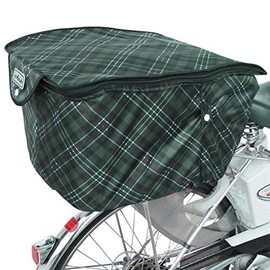 MARUTO D-2RCH2850 Thick 2-Tier Checkered Basket Cover, Check Green