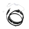 Throat Mic Earpiece 7.1mm Plug with Finger PTT Portable for