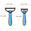 Pet Pro Grooming Tool, 2-in-1 Deshedding Dog Brush with 9/21