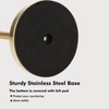 Paper Towel Holder Stand with Sturdy Base Fits Standard and