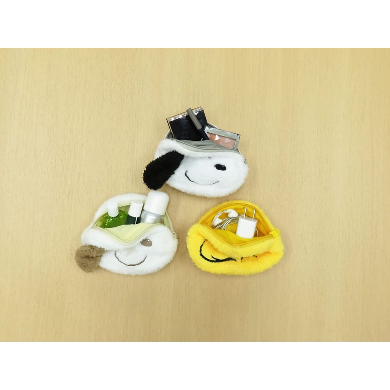 Unique PEANUTS Face Cosmetic Pouch, Woodstock ES441C, Popular Characters, Present,