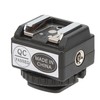 Hot Shoe Adapter with PC Synchronization Port for D SLR