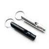 Self-Defense Portable Sports Referee Whistle Necklace Black/ONE SIZE 50ea