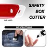 Sonuimy 2-Stage Retractable Ceramic Mini Box Cutter, Safety Box Opener