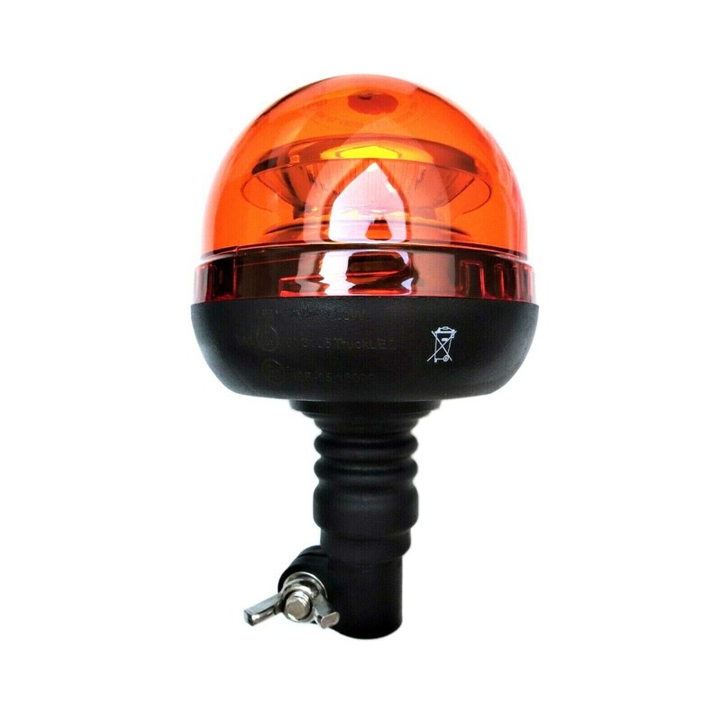 Orange LED Rundumleuchte Warnleuchte 45 LED 12V 24V R65 R10