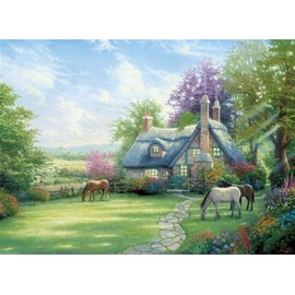 Schmidt Spiele Jigsaw Puzzle 1,000 Pieces, Spring by Thomas Kinkade