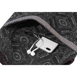 IUGA Yoga Mat Bag with Large Size Pocket & Inner Zipper Pocket, Yoga Carrier Bag Fit Most Yoga Mat Size