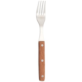 Pearl Metal B-1720 Steak Fork Wooden Handle Sprout
