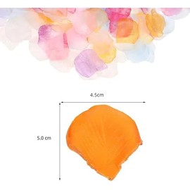 Confetti, 10 Colors, Approximately 2,000 Pieces, Rose Petals, Artificial Flower, Proposal, Wedding, Store Decoration, Valentine's Day, Birthday, Party, Celebration, Decoration, Maiden Heart, Popular,