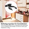 Kitchen Plinth Mounting Clips, Pack of 15 Kitchen Base Clips