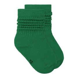 Toddler Socks Girls Slouch Knee High Socks Kids Long Athletic Crew Sock Cotton Mint Green 3-5 Years