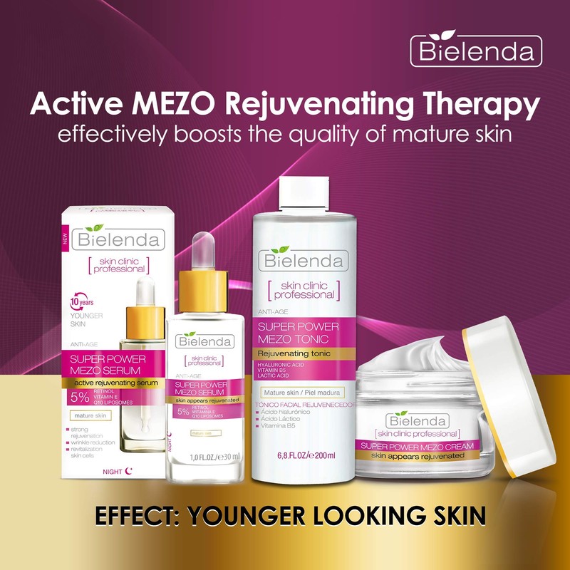 Bielenda Mezo Anti-Wrinkle Rejuvenation Serum with Retinol 30 ml