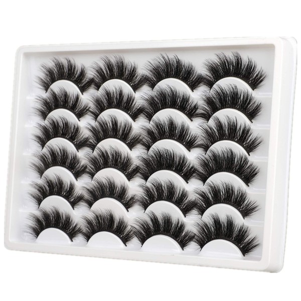 ALICE Eyelashes 20MM Faux Mink Lashes 3D 12 Pairs Pack