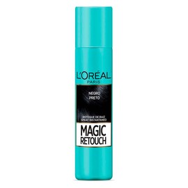L'Oréal Paris Magic Retouch Retocador de Canas y Raíces, Cobertura Instantánea y Facíl Aplicación, Tono Negro, 75ml