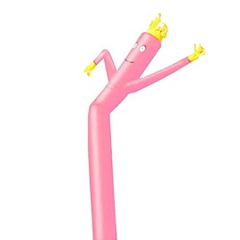 Pink Dancing Fly Guy| 18' Foot Tall x 18" Inch Diameter | Fun Wacky Waving Inflatable Arm Flailing Tube Man | for Advertising, Promotion, and Entertainment (Requires Blower - NOT Included)