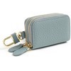 YuHaru Women's Smart Key Case, Genuine Leather, 2 Rooms, Car
