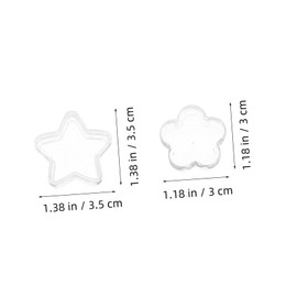 DOITOOL 10pcs Clear Small Storage Boxes for Organizing Beads Jewelry and Craft Supplies Transparent Design Durable and Portable Storage for Small Items