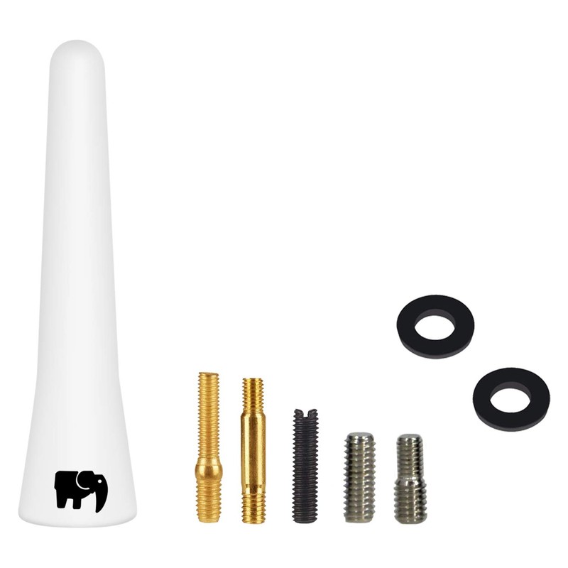 ONE250 2.5" Short Rubber Copper Core Antenna, Compatible with Kia