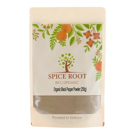 Organic Ground Black Pepper Powder 250g - Premium Quality, Certified Organic